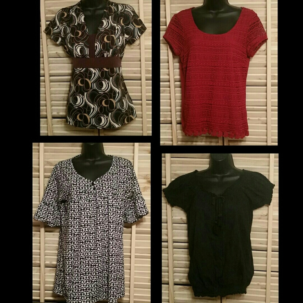 Lot of 4 Ladies Medium Tops